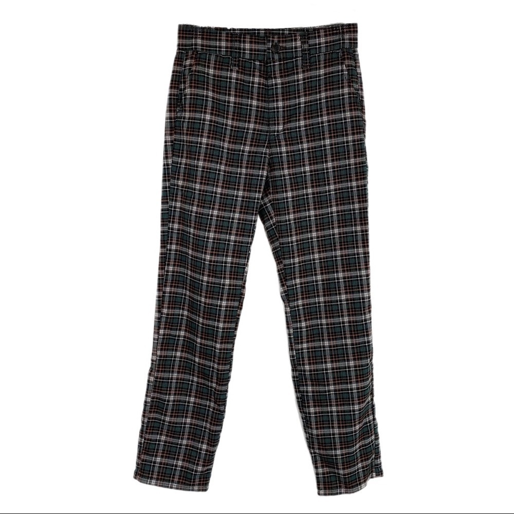 American Eagle Plaid High Waisted Pants